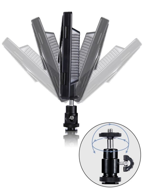 Комплект "MEDIUM M" LED-світло Teyeleec N-520PRO (3200-5600K) + мережевий адаптер 220 В + стійка 2.8 м.