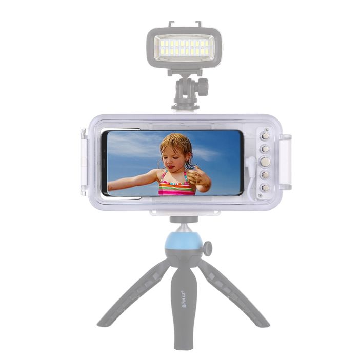 Аквабокс водонепроникний бокс для підводної зйомки дайвінгу Puluz PU9100W для смартфона на Android та Type-C