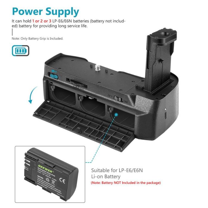 Батарейний блок від Neewer для Blackmagic Pocket Cinema Camera 6K 4K