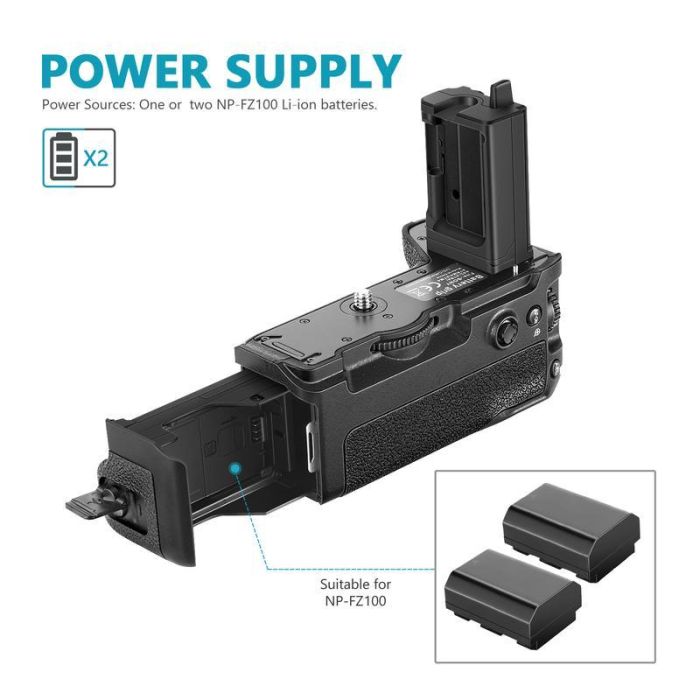 Батарейний блок (бустер) VG-C4EM - аналог для камер SONY A7 IV, A7r IV, A9 II