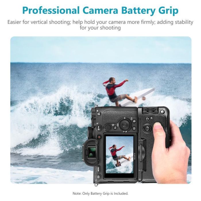 Батарейний блок (бустер) VG-C4EM - аналог для камер SONY A7 IV, A7r IV, A9 II