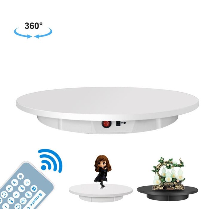 Поворотний, обертовий стіл для предметного знімання макрознімання Selens ND600 60 см навантаження до 55 кг. чорний