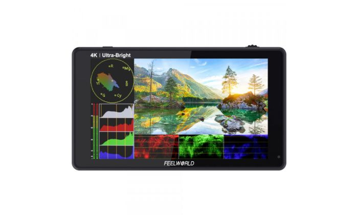 Накамерний монітор, дисплей FeelWorld LUT6 6" дюймів 2600 cd/m² (Touchscreen, 4K)