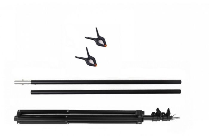 Установка, система фону T-подібна хромокей (зелений) 1.5 х 2.0 (у комплекті з фоном)