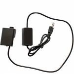 USB адаптер живлення ACK-E5 для Canon замість акумулятора LP-E5 (для Canon 450D, 500D, 1000D)