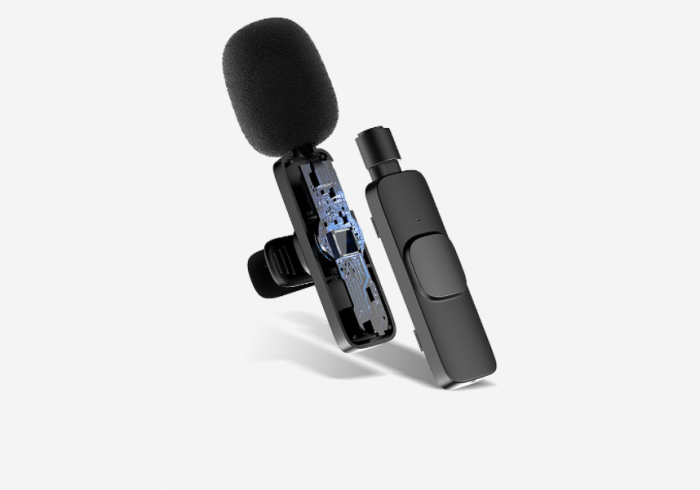 Бездротовий петличний мікрофон Convers К1 для телефона IPhone 7, 8, Х, 11, 12, 13, 14 (lightning) (BPM-01)