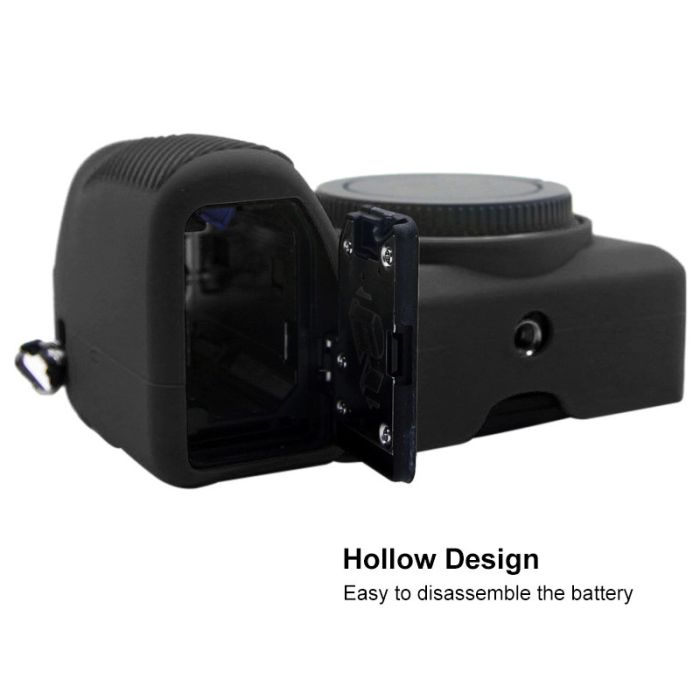 Захисний силіконовий чохол Puluz PU7134B для фотоапаратів SONY A6600 - чорний