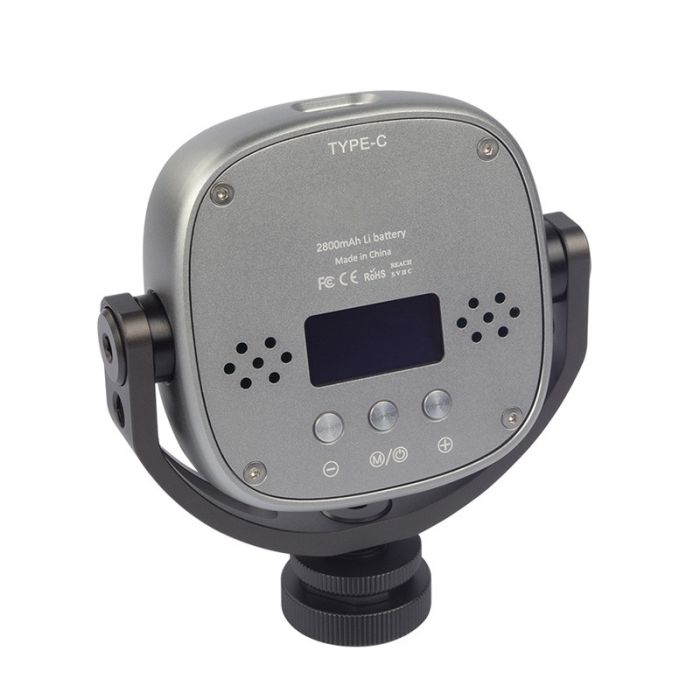 LED - освітлювач, відео-світло Teyeleec TA77 (2500-8500K) із вбудованим акумулятором у металевому корпусі