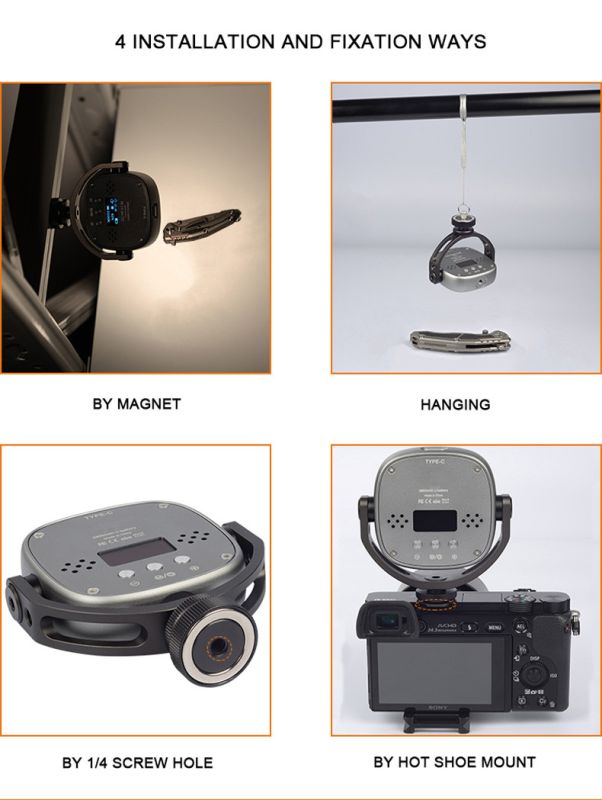 LED - освітлювач, відео-світло Teyeleec TA77 (2500-8500K) із вбудованим акумулятором у металевому корпусі