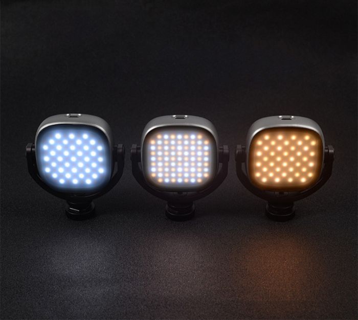 LED - освітлювач, відео-світло Teyeleec TA77 (2500-8500K) із вбудованим акумулятором у металевому корпусі