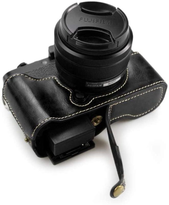 Захисний футляр - чохол для основи фотоапарата Fujifilm X-T100 з доступом до акумулятора - чорний