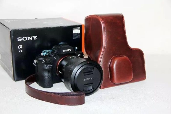 Захисний футляр - чохол для фотоапаратів SONY A7 II, A7 III, A7r II, A7r III, A7s II - кава