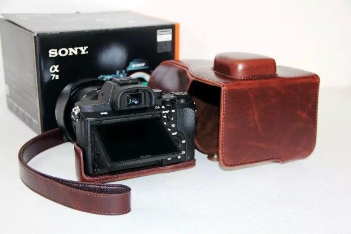 Захисний футляр - чохол для фотоапаратів SONY A7 II, A7 III, A7r II, A7r III, A7s II - кава