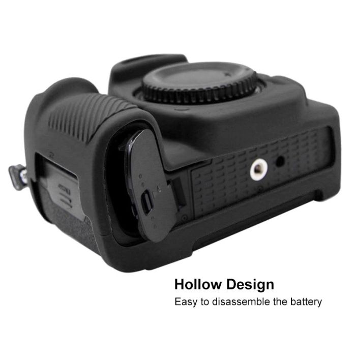 Захисний силіконовий Puluz PU7135B чохол для фотоапаратів Nikon D780 - чорний