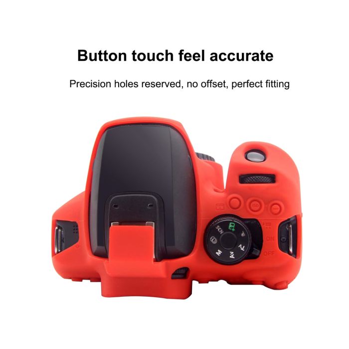 Захисний силіконовий чохол Puluz PU7137R для фотоапаратів Canon EOS 850D - червоний