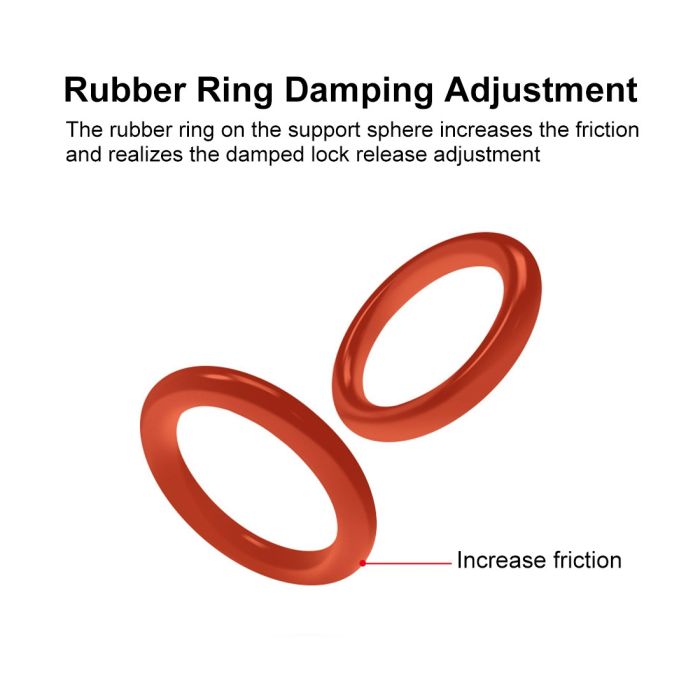 Кріплення - подвійний шарнірний тримач - з різьбленням на 1/4 - Magic Arm Puluz PU3074B