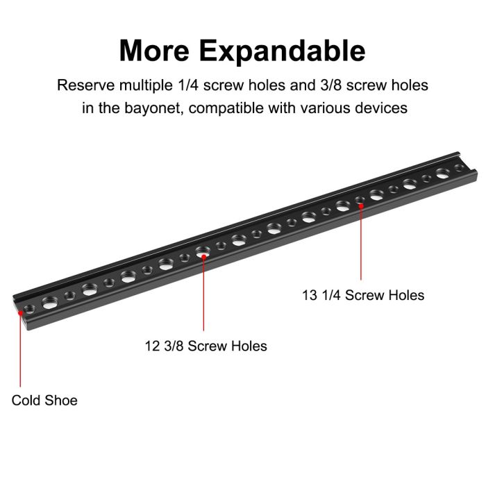 Тримач - планка Puluz PU3084B для кількох пристроїв на штатив, стійку