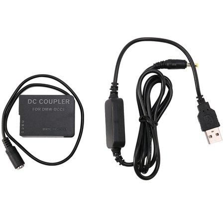 USB адаптер живлення DMW-DCC8 (замість акумулятора DMW-BLC12) для камер Panasonic