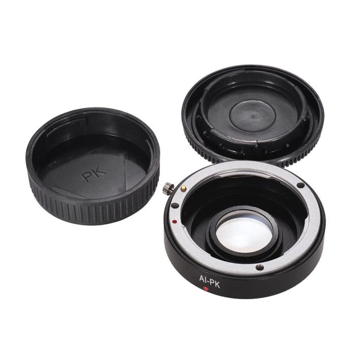 Адаптер (перехідник) Nikon - Pentax PK (Ai-PK) з коригувальною лінзою