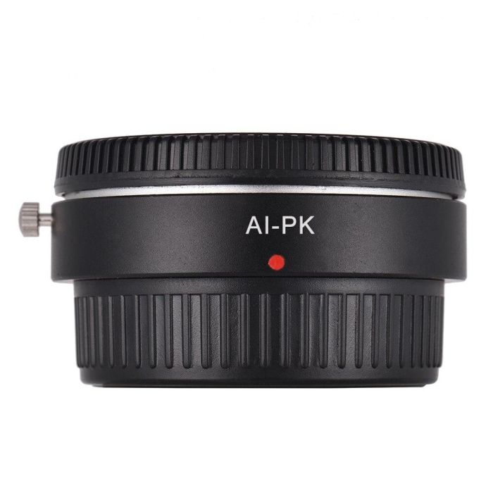 Адаптер (перехідник) Nikon - Pentax PK (Ai-PK) з коригувальною лінзою
