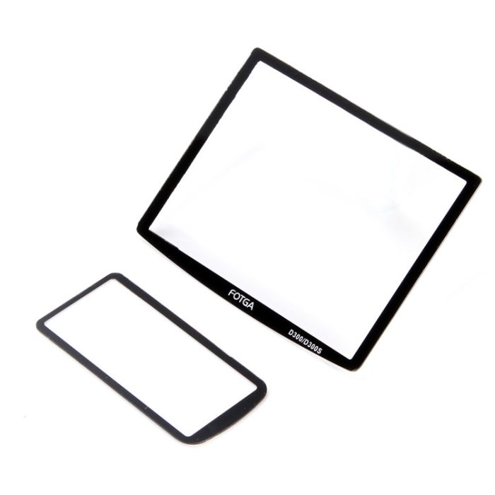 Захист основного LCD екрану та допоміжного FOTGA для NIKON D300, D300s - НЕ ПЛІВКА