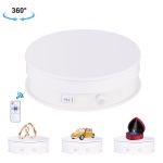 Поворотний стіл для предметної зйомки з пультом ДУ Puluz PU3115W 15 см, навантаження до 3 кг. білий