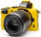 Захисний силіконовий чохол для фотоапаратів Nikon Z50 - жовтий