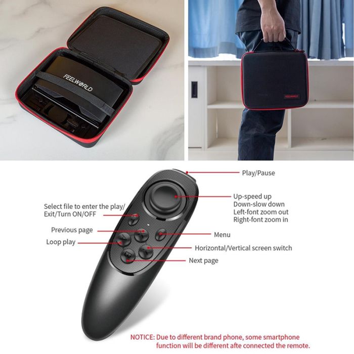 Телесуфлер - телепромтер Feelworld TP10 telepromter - суфлер для смартфона або планшета (10")