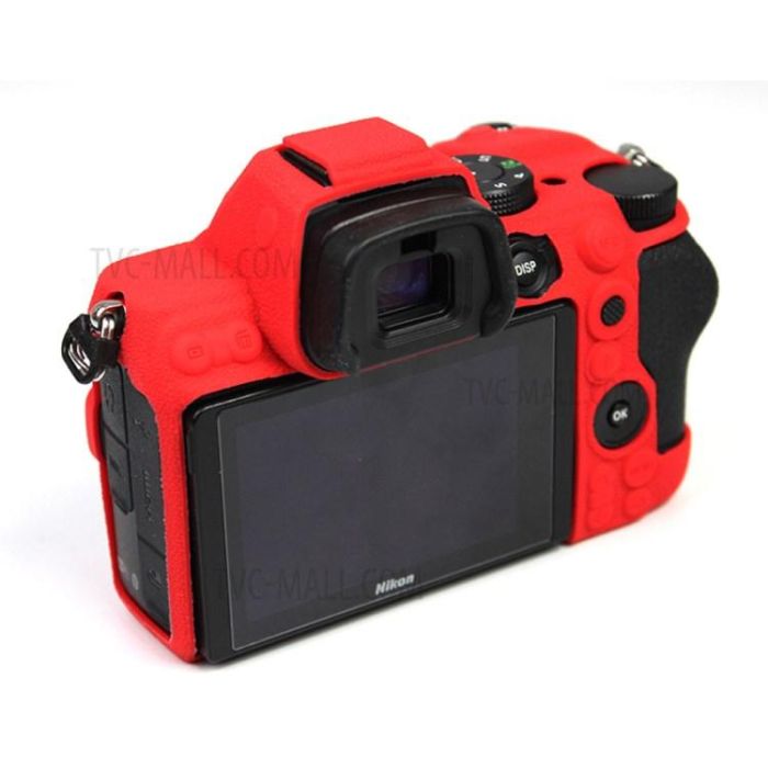 Захисний силіконовий чохол для фотоапаратів Nikon Z5 - червоний