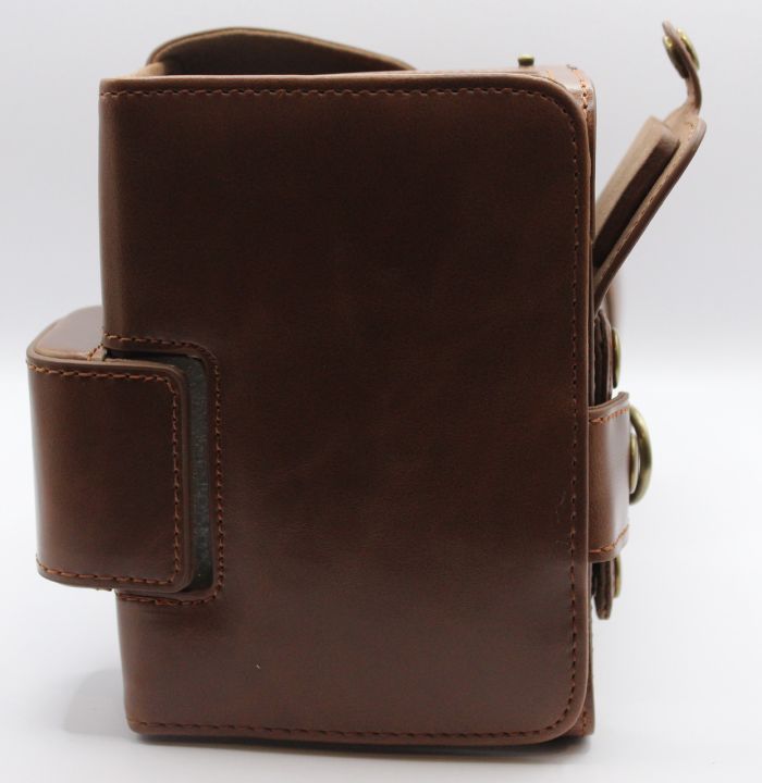 Захисний футляр - чохол для фотоапаратів SONY A7 IV з доступом до батарейного відсіку - коричневий