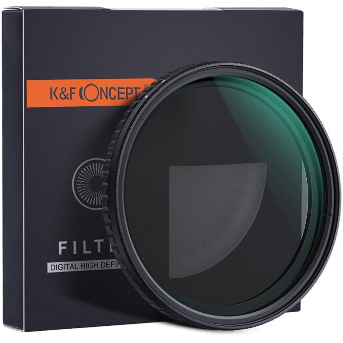 Світлофільтр K&F Concept 52 mm Nano-X - ND2-32 + CPL поляризаційний + нейтрально-сірий зі змінною щільністю