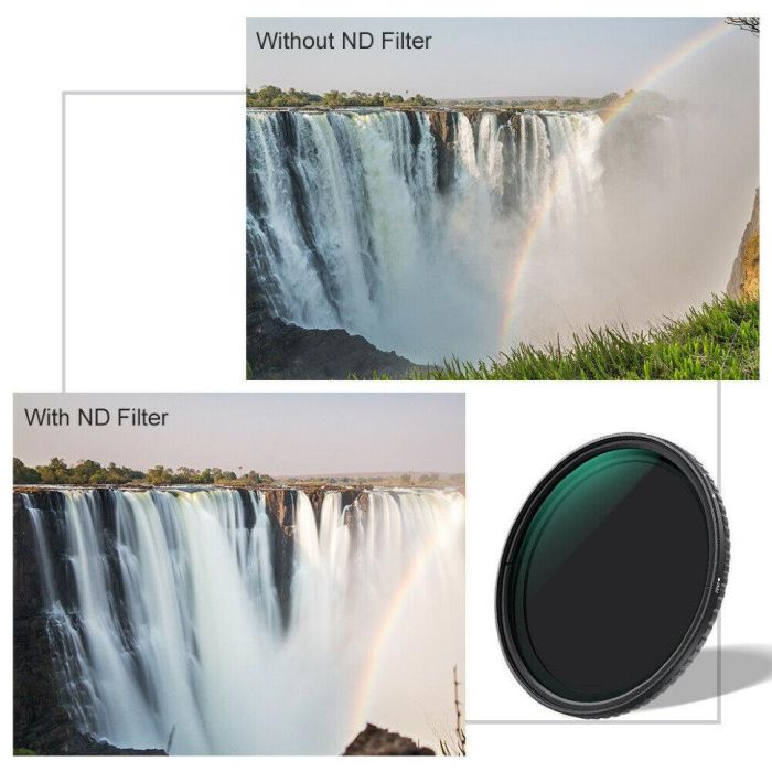 Світлофільтр K&F Concept 49 mm Nano-X - ND2-ND32 - нейтрально-сірий зі змінною щільністю