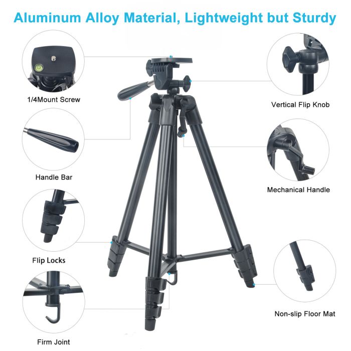 Штатив фірми ZOMEI для фотоапаратів, камер, телефонів - T53