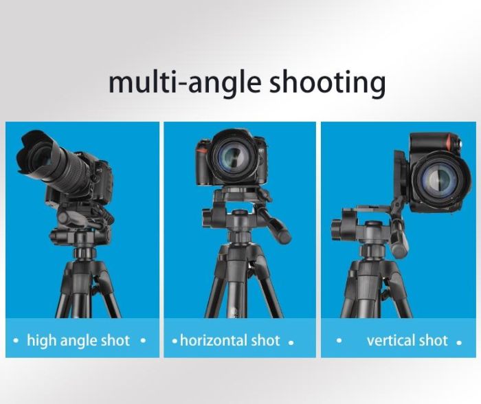 Штатив фірми QZSD (Beike) для фотоапаратів та відеокамер - Q1730+ з відео головкою