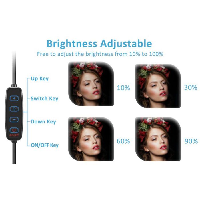 Комплект LED світла LPL-01 (LED світильник зі стійкою та 4-ма кольоровими світлофільтрами) для предметної зйомки