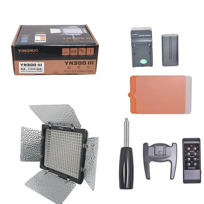 Комплект (набір) "LIGHT M" - LED - світло Yongnuo YN-300 III (3200-5500K) + акумулятор NP-F750 + зарядне