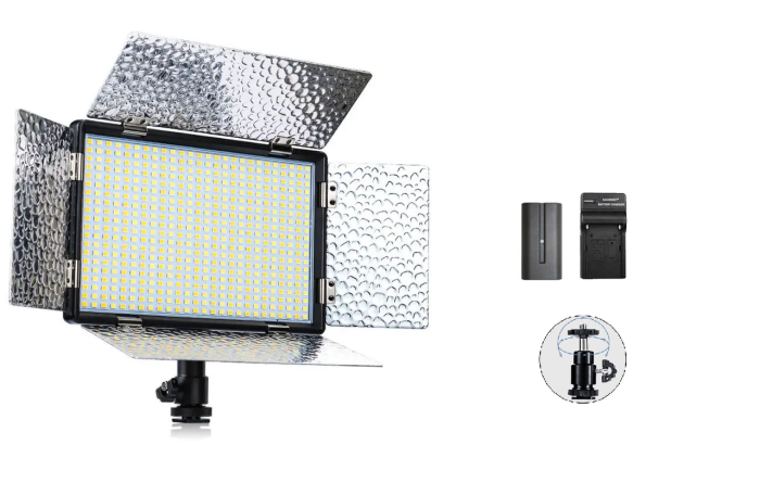Комплект (набір) "LIGHT M" LED світло Teyeleec TL520 (3200-5600 K) + акумулятор NP-F750 + зарядний пристрій