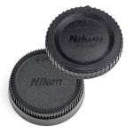 Комплект крышек для Nikon (задняя объектива и на тушку) байонет Nikon F (зеркальные камеры) - 2 крышки