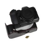 Отриманий хол текстура "Шкіра" з доступом до відсіків для Nikon Z5, Z6, Z6 II, Z7, Z7 II - чорний