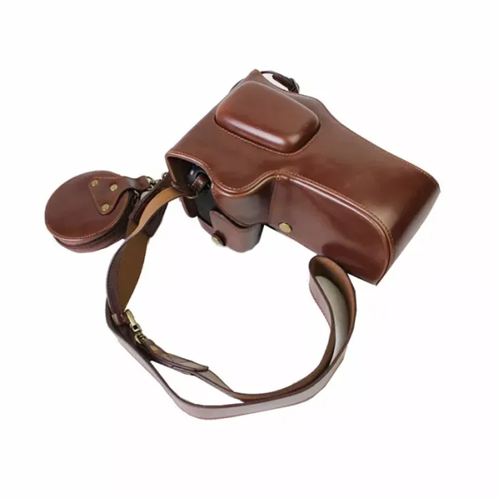 Захисний футляр-чохол для фотоапарата CANON EOS 6D Mark II з доступом до батарейного відсіку — кави