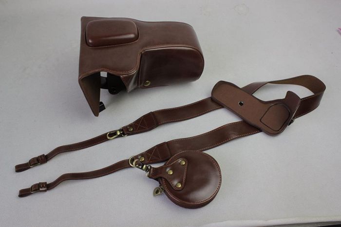 Захисний футляр-чохол для фотоапарата CANON EOS 6D Mark II з доступом до батарейного відсіку — кави