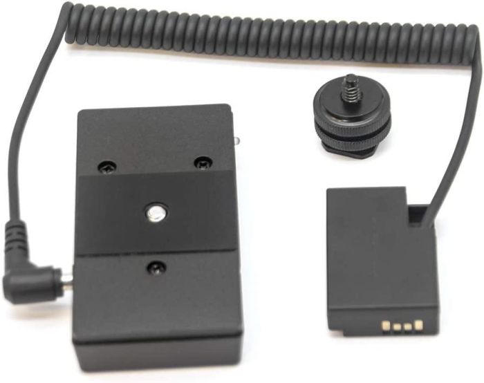 Муфта Canon LP-E17 і адаптер живлення батареї NP-F (вставка, каплер DR-E18)