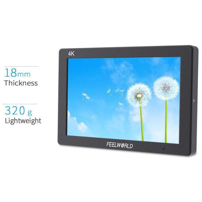 Накамерний монітор, дисплей FeelWorld 7" дюймовий T7 PLUS V.2 Full HD HDMI (4K)
