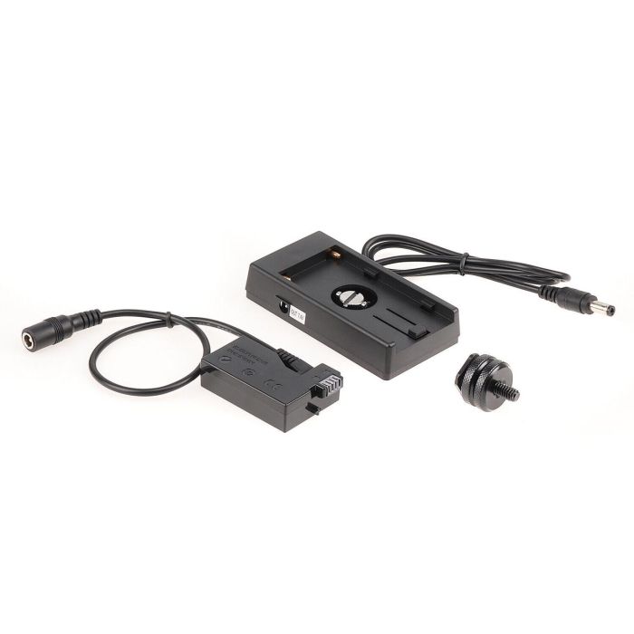 Муфта Canon LP-E8 і адаптер живлення батареї NP-F (вставка, каплер DR-E8)