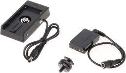 Муфта Canon LP-E12 і адаптер живлення батареї NP-F (вставка, каплер DR-E12)