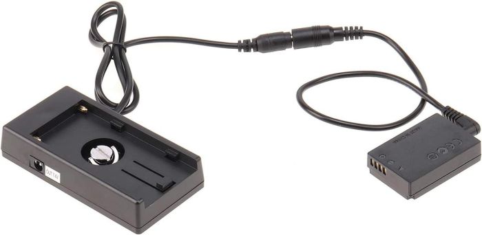 Муфта Canon LP-E12 і адаптер живлення батареї NP-F (вставка, каплер DR-E12)