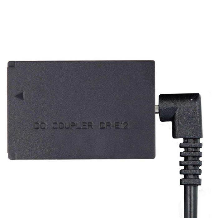 Каплер Canon DR-E12 — фальш-акумулятор LP-E12, фіктивний акумулятор, муфта
