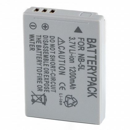 Акумулятор NB-5L (аналог) для фотоапаратів CANON - 1200 ma