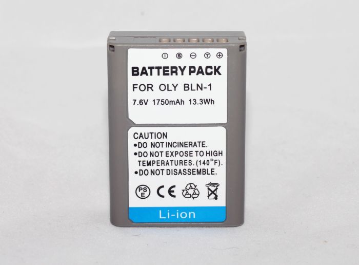 Акумулятор BLN-1 - аналог для фотоапаратів OLYMPUS OM-D E-M5, OM-D E-M1, PEN E-P5, E-M1, E-M5, E-P5 - 1750