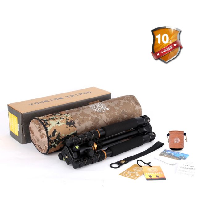 Штатив фірми + монопод QZSD для фотоапаратів - Q-666 (Q666) + головка QZSD-02